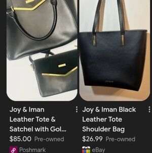 Chic Black Clutch with Gold Detailing